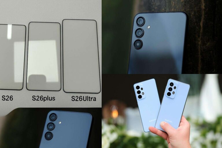 Galaxy S26 alza l’asticella: storage base a 256GB, satellite e display privacy 4 La serie Galaxy S26 ha un design unico e Samsung aggiorna A16 e A53 con One UI 8.0