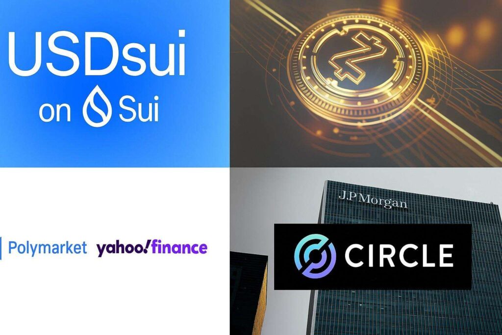 Mercato crypto in forte rialzo USDsui su Sui Network alla JPM Coin su Base di Coinbase