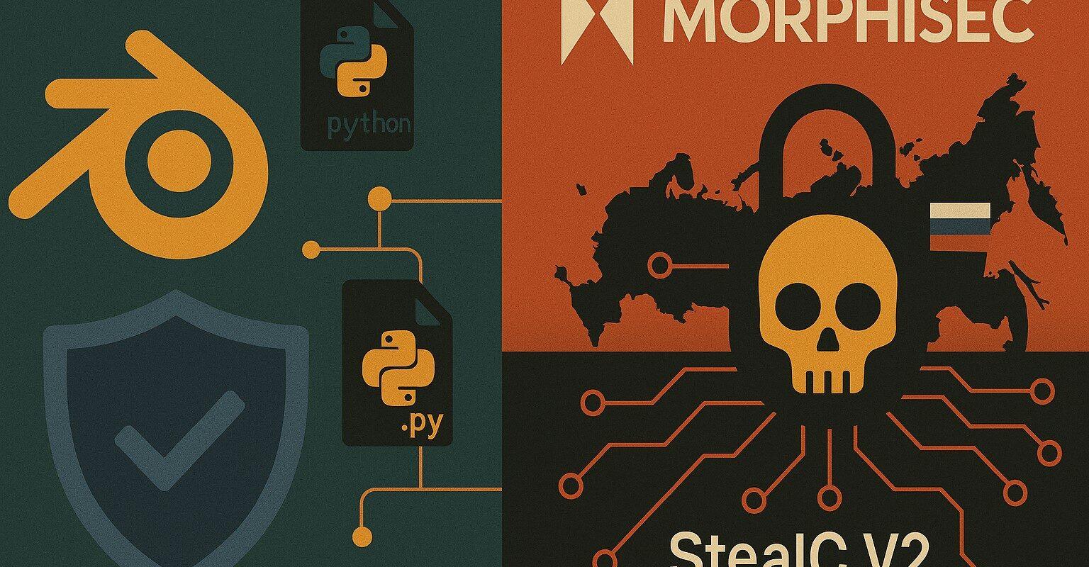 Morphisec blocca StealC V2 su Blender tra IOC distribuiti script Python malevoli e infrastruttura russa