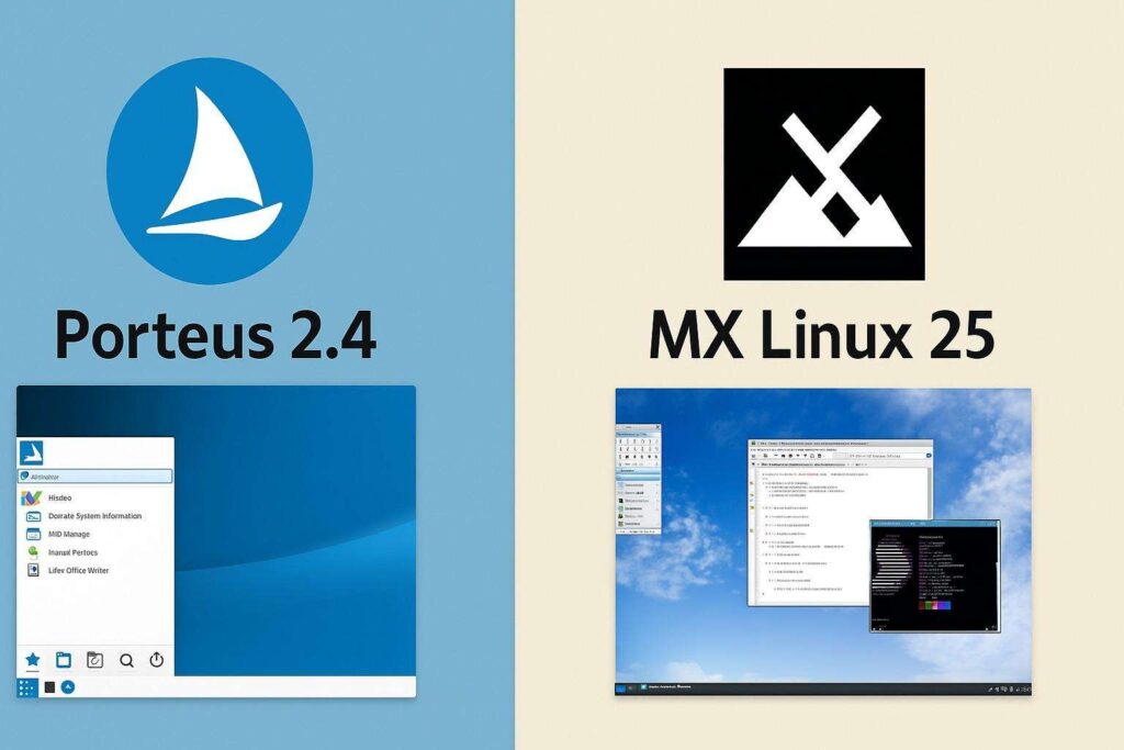 Rilasciati Porteux 2.4 e MX Linux 25