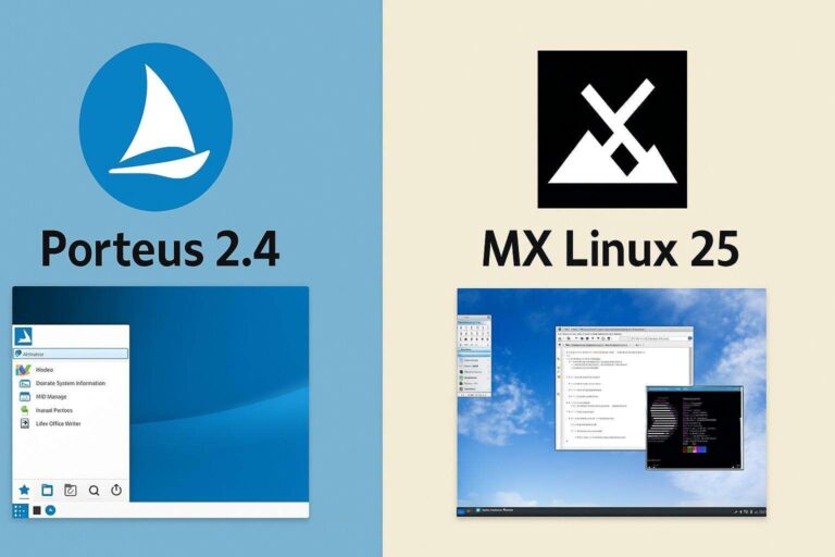 Rilasciati Porteux 2.4 e MX Linux 25