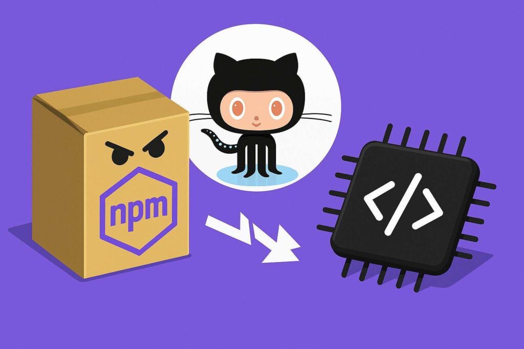 Scoperto pacchetto NPM maligno che colpisce GitHub Actions con typosquatting
