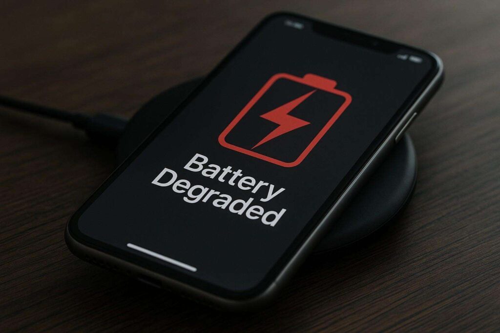 Segni di degrado della batteria smartphone e impatto della ricarica wireless 2 Segni di degrado della batteria smartphone e impatto della ricarica wireless