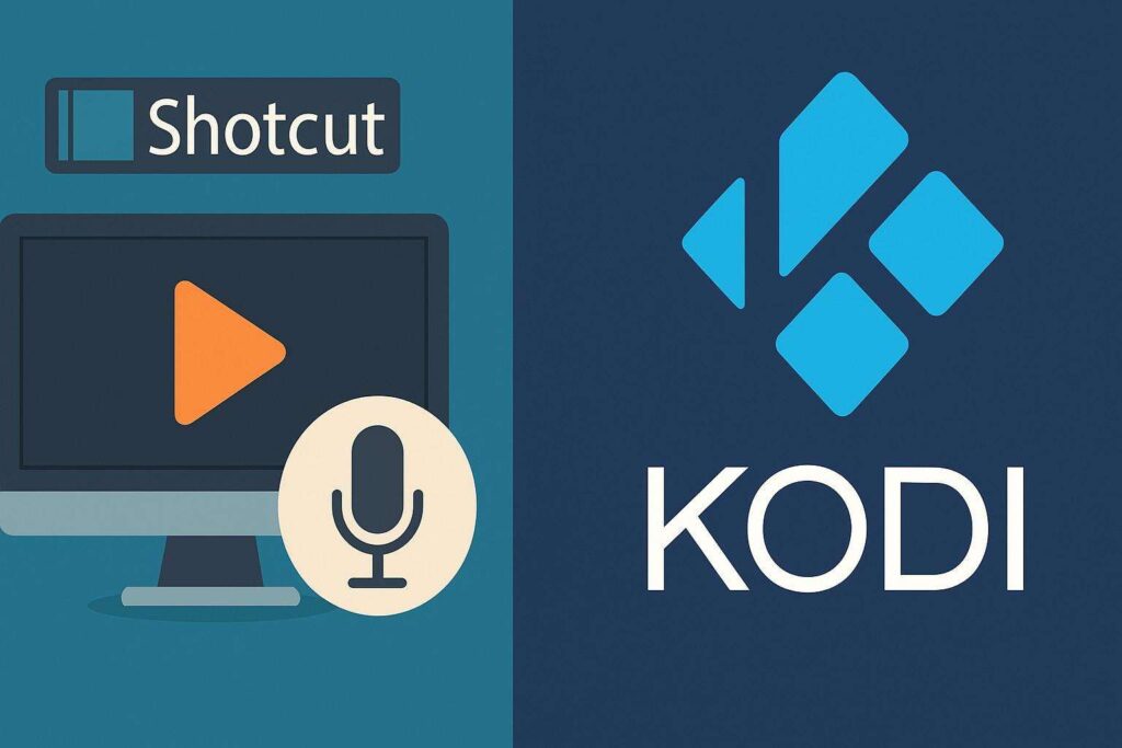 Shotcut 25.10 introduce registrazione schermo Kodi 22 e 21.3 evolvono lesperienza media
