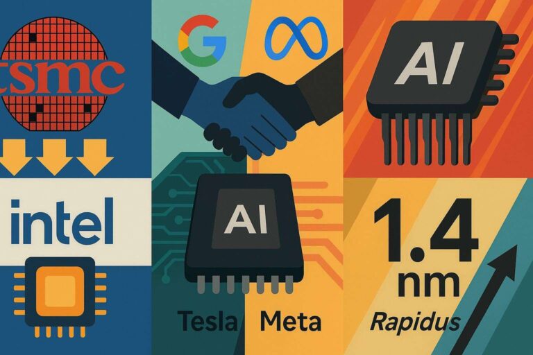 TSMC Google e Meta Tesla Intel Rapidus