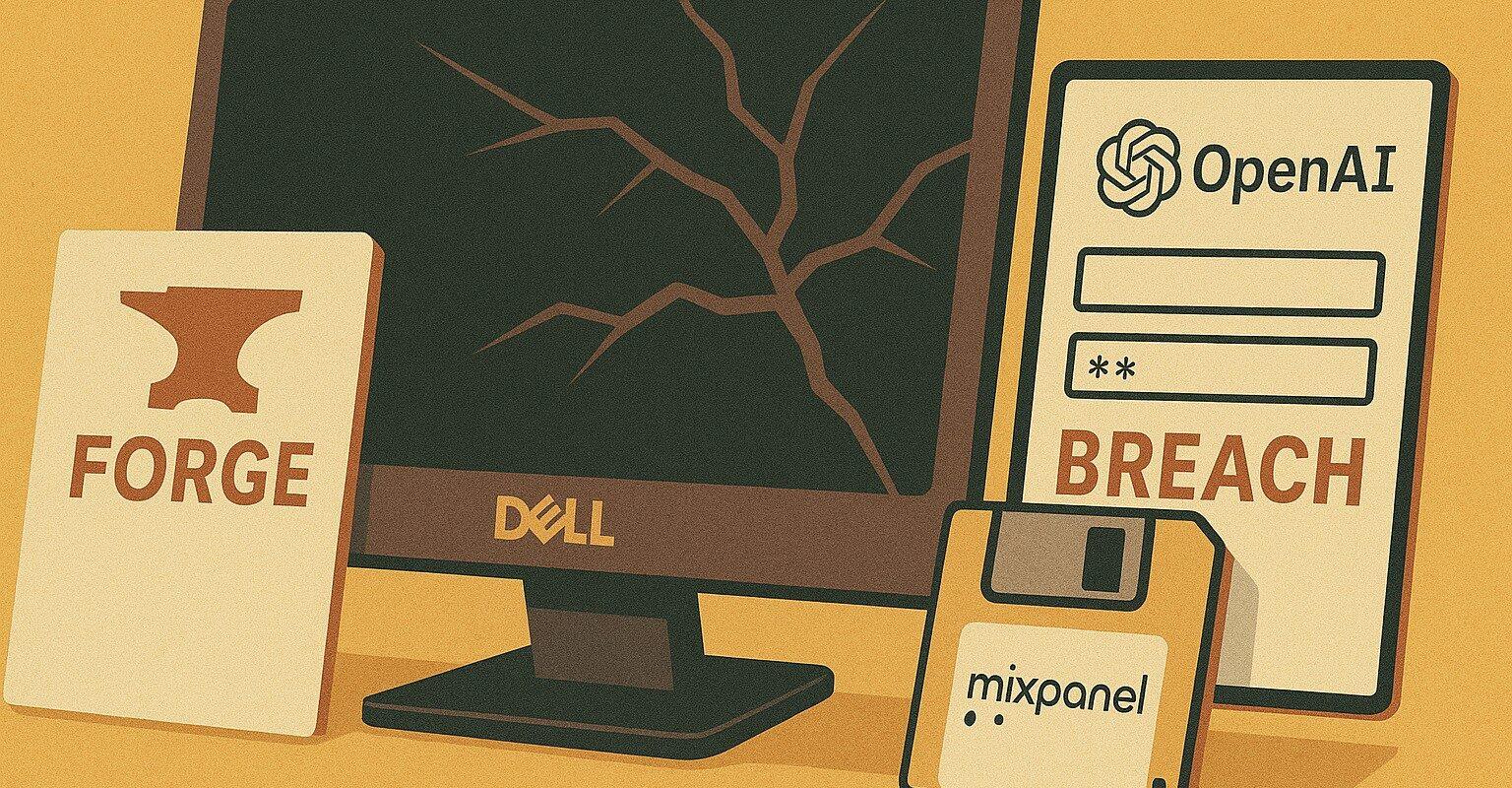 Vulnerabilita cybersecurity colpiscono hardware Dell librerie Forge e vendor Mixpanel con breach su OpenAI