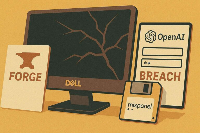 Vulnerabilita cybersecurity colpiscono hardware Dell librerie Forge e vendor Mixpanel con breach su OpenAI