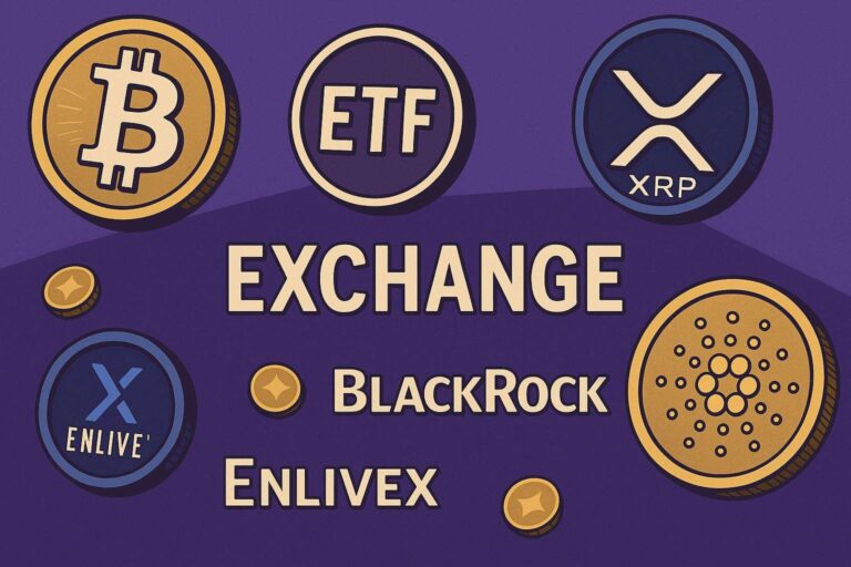 bitcoin etf xrp exchange criptovalute exodus enlivex blackrock cardano