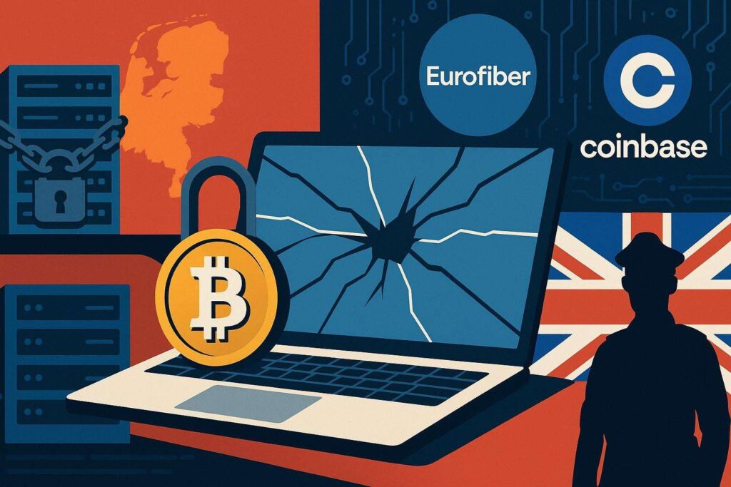 250 server bulletproof sequestrati, cyberattacchi a Eurofiber, Coinbase e 4,89 milioni recuperati 2 sequestri server olandesi breach in Pennsylvania ed Eurofiber caso Coinbase e sequestro crypto UK delineano escalation globale