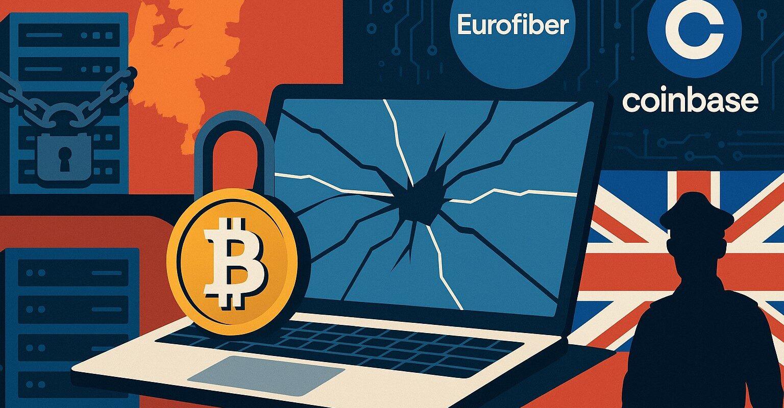 sequestri server olandesi breach in Pennsylvania ed Eurofiber caso Coinbase e sequestro crypto UK delineano escalation globale