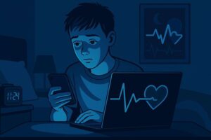 Tempo eccessivo davanti agli schermi aumenta il rischio cardiaco nei giovani