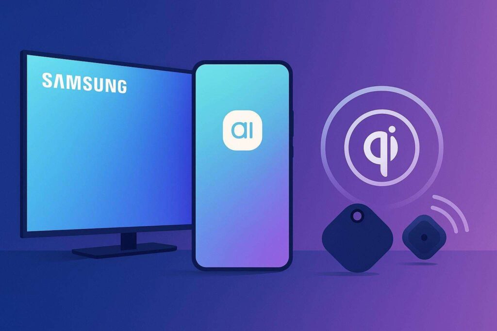 Samsung domina il mercato TV da 20 anni e amplia funzioni Galaxy con One UI ricarica Qi2 partnership SmartTag e novita software