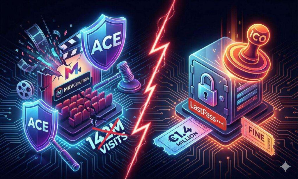 Giro di vite digitale: ACE chiude MKVCinemas e ICO punisce LastPass per il disastroso breach 2 ace chiude mkvcinemas multa ico lastpass breach