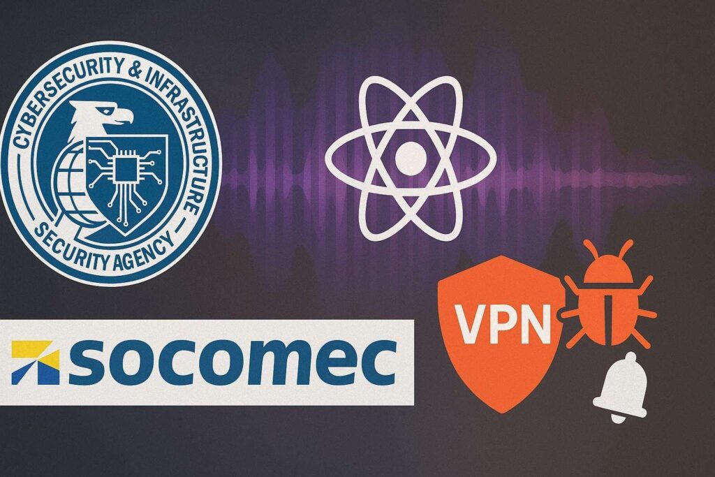 Cisa pubblica 9 advisories critici su Ics mentre emergono exploit React, Next.js e attacchi VPN 2 cisa 9 ics exploit react next js vpn