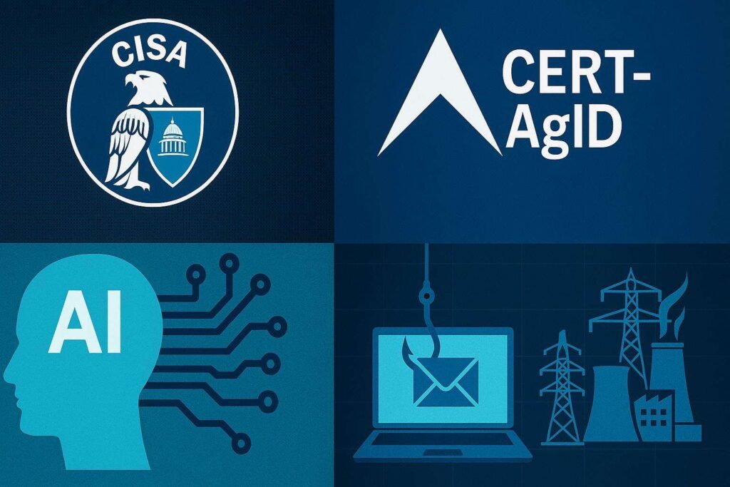 cisa cert agid linee guida ai ot phishing