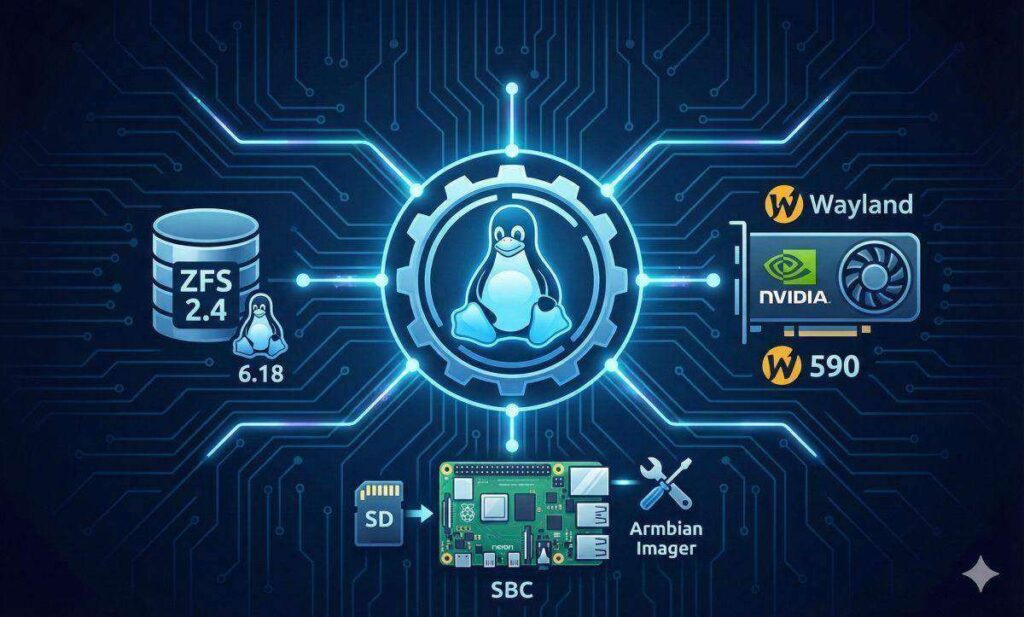 ecosistema linux openzfs nvidia flatpak