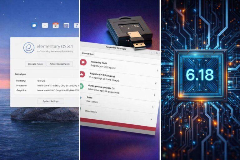 Elementary OS 8.1 porta Wayland e ARM64, Raspberry Pi Imager 2.0.3 migliora il flashing, Ubuntu guarda al kernel 6.18 10 elementary os 8 1 imager 2 0 3 kernel 6 18