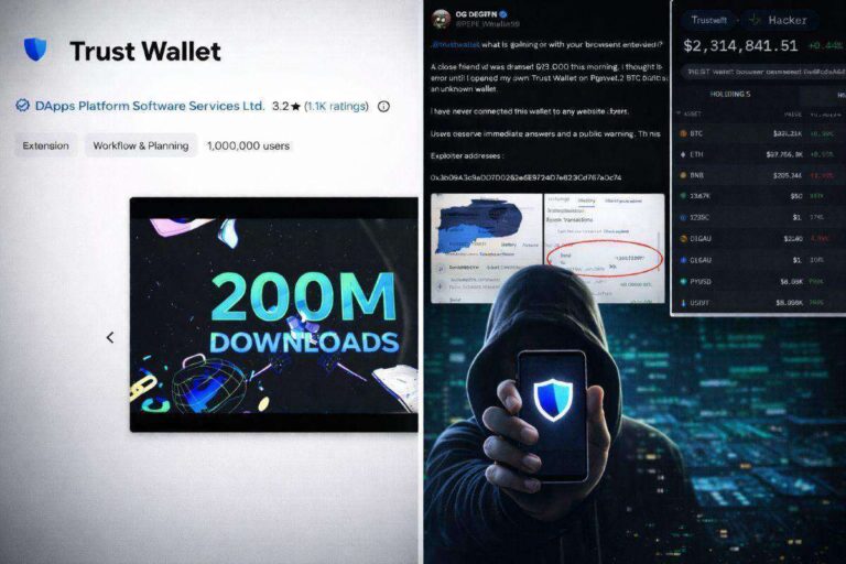 Hack Trust Wallet: 5,5 milioni rubati a Natale, estensione Chrome compromessa 10 hack trust wallet 55 milioni