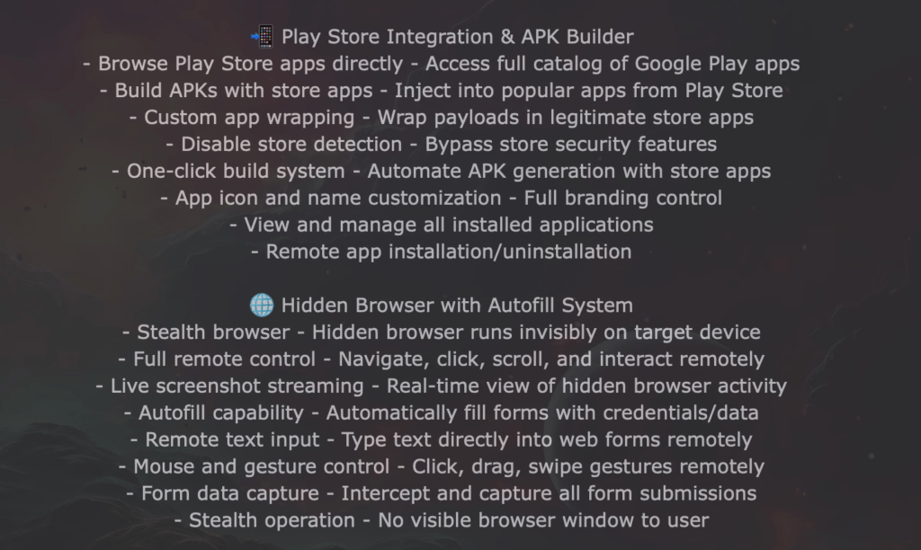 Cellik: il nuovo RAT Android che infiltra il Google Play Store con AI e Stealth 10 image 541