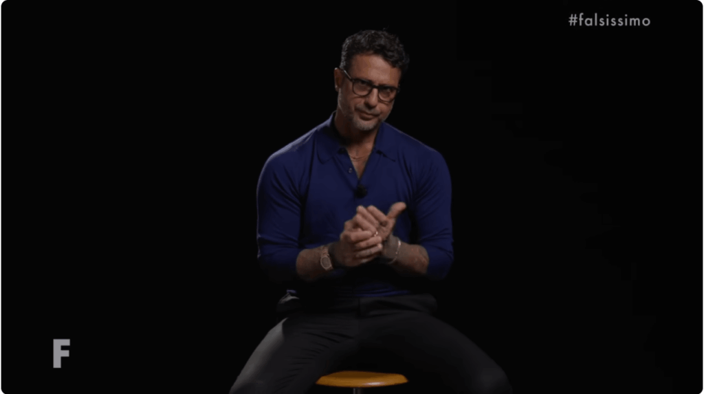 Fabrizio corona falsissimo