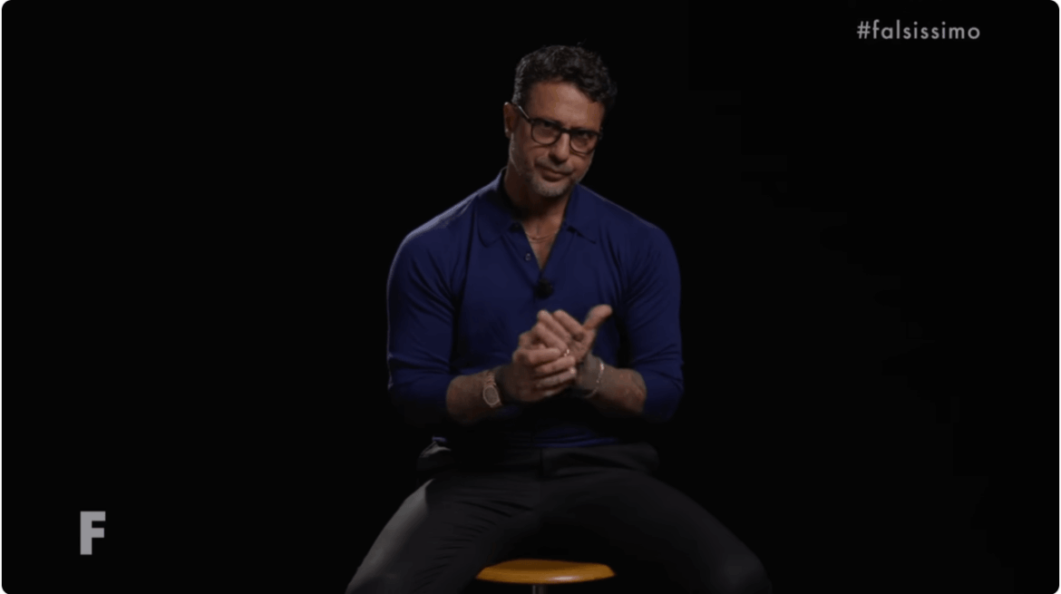 Fabrizio corona falsissimo