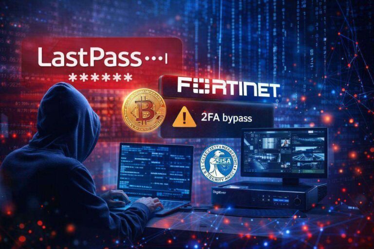 Allerta Cyber 2025: LastPass breach, exploit Fortinet e patch CISA 10 lastpass fortinet digiever