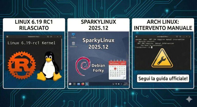 linux 6 19 rc1 sparkylinux 2025 12 arch linux fix