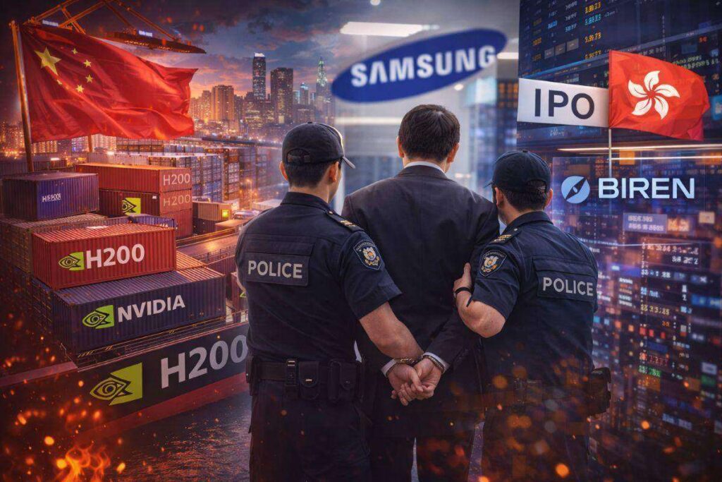 nvidia h200 cina spionaggio samsung ipo biren