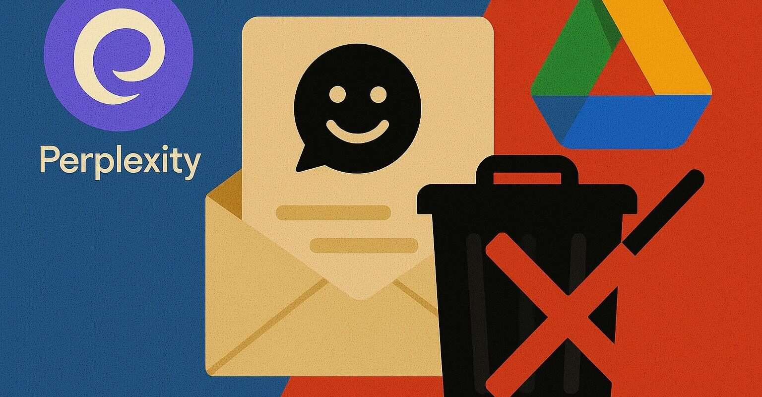 perplexity comet email wiper zero click google drive