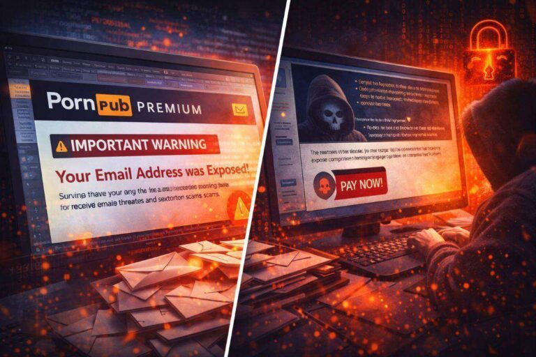 Pornhub avvisa gli utenti Premium sulle email di sextortion dopo un’esposizione di indirizzi email 6 pornhub sextortion