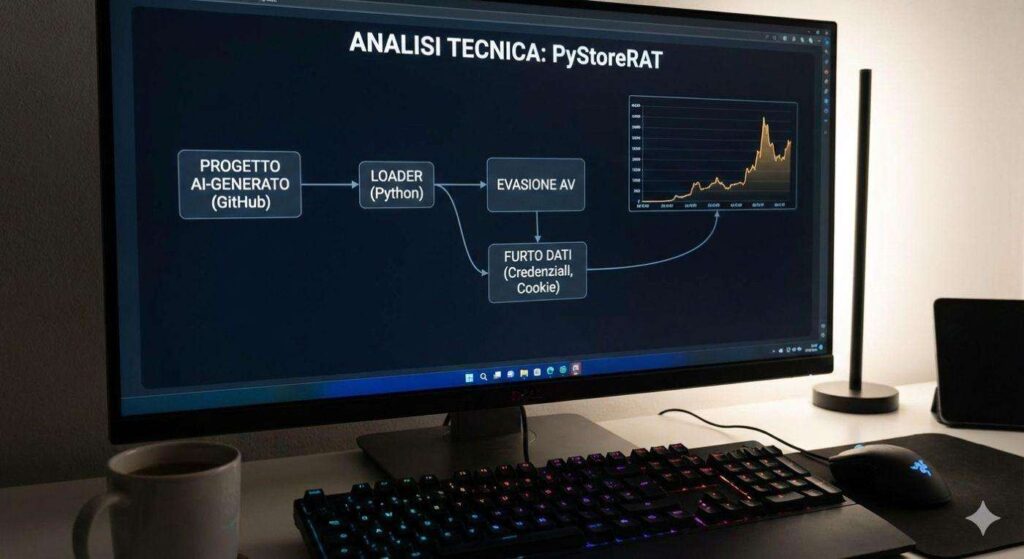 pystorerat malware ai github supply chain analisi