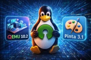 Qemu 10.2 e Pinta 3.1 rafforzano l’ecosistema open-source Linux