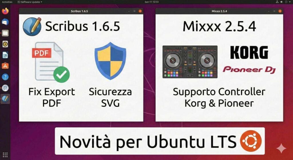 Scribus 1.6.5 e Mixxx 2.5.4: Nuova potenza creativa per Linux 2 scribus 1 6 5 mixxx 2 5 4 aggiornamenti linux open source