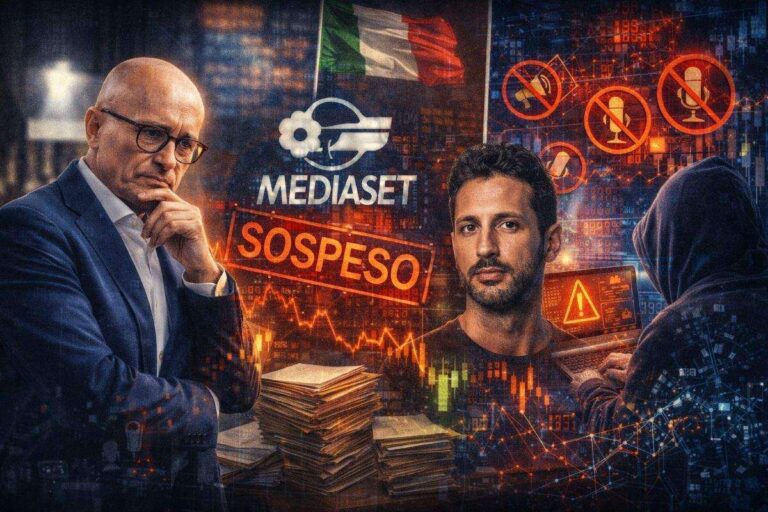 signorini autosospeso mediaset