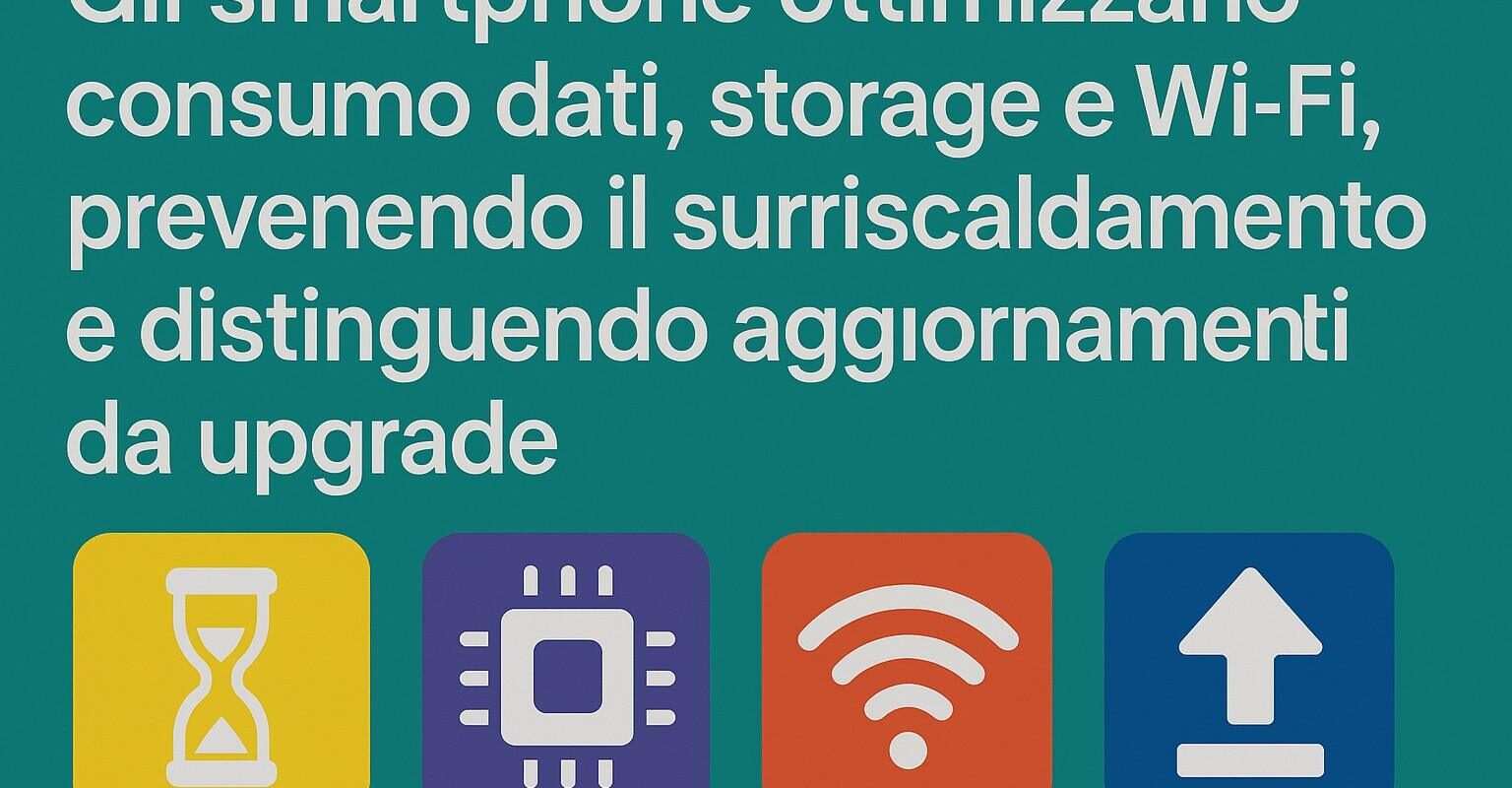 smartphone ottimizzare dati storage surriscaldamento