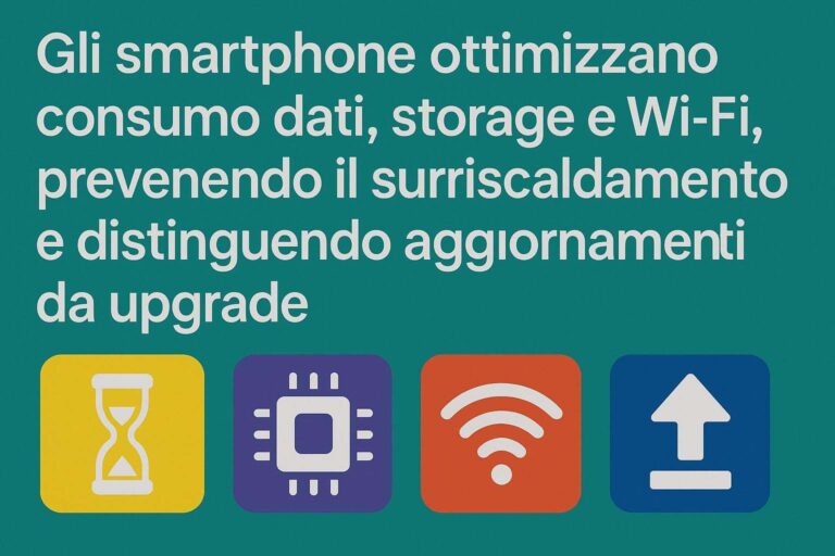 smartphone ottimizzare dati storage surriscaldamento