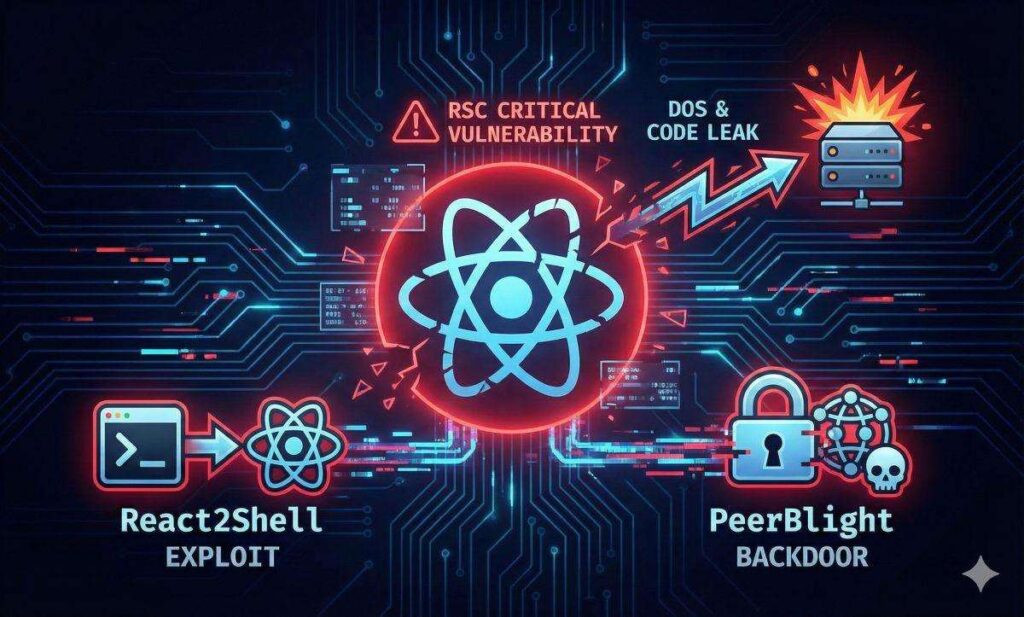 vulnerabilita react rsc dos leak codice peerblight