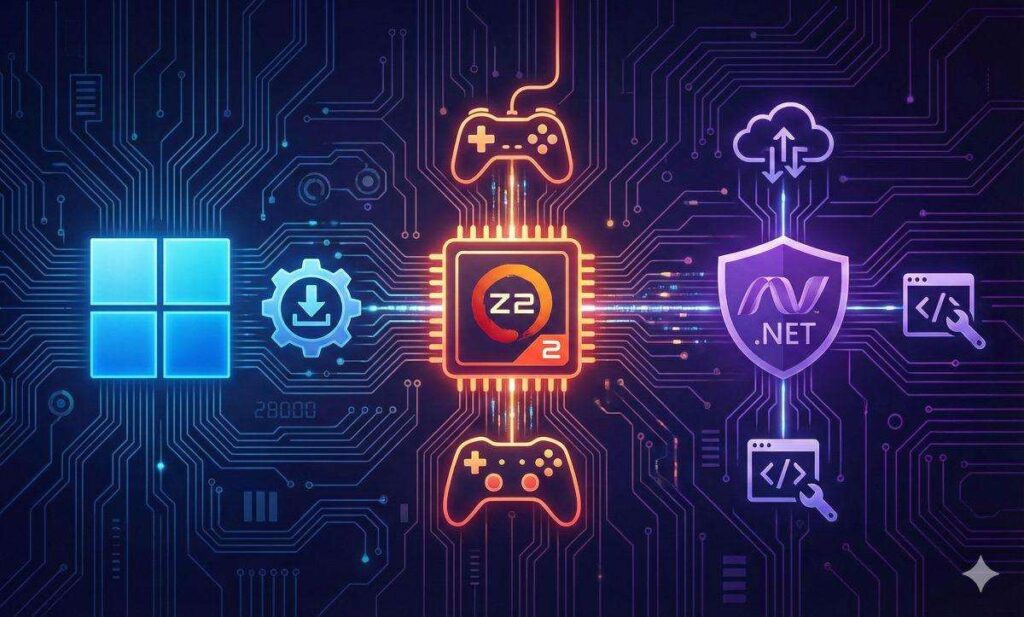 windows 11 build 28000 gaming dotnet