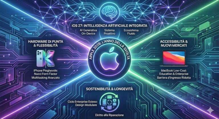 Apple rivela i piani per il 2026 con iPhone pieghevole, Mac low-cost e AI diffusa 10 apple 2026 iphone fold