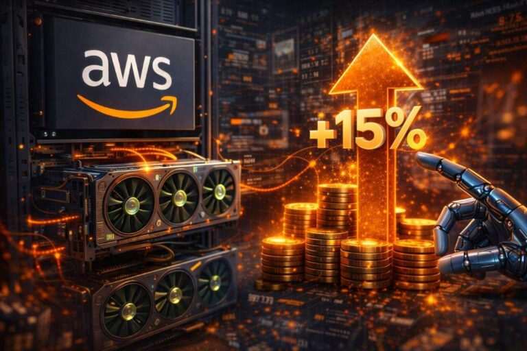 aws aumento prezzi gpu dominanza cloud ai