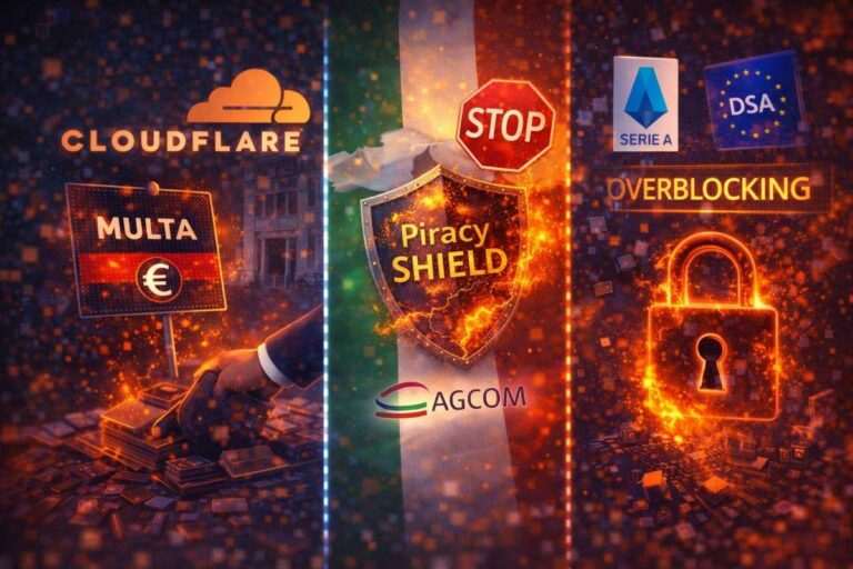 cloudflare agcom piracy shield acn