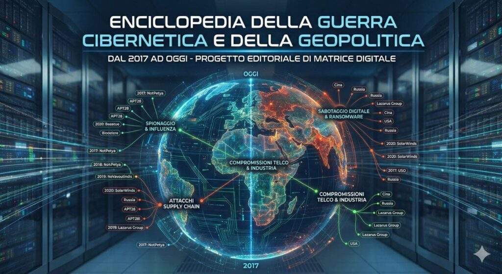 enciclopedia guerra cibernetica geopolitica