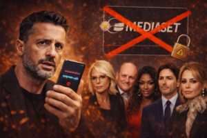 Fabrizio Corona sospende la produzione su Signorini ma va in onda contro Mediaset