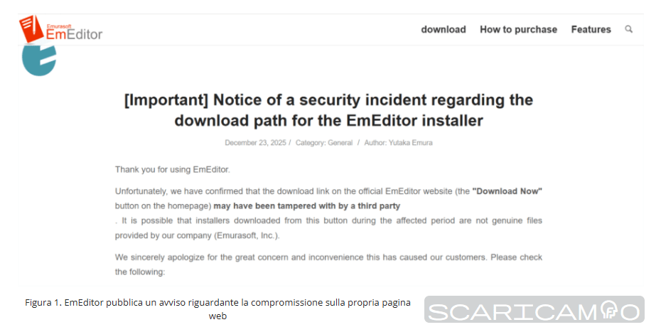 Attacco watering hole colpisce EmEditor: malware ruba-dati diffuso tramite installer 16 image 642
