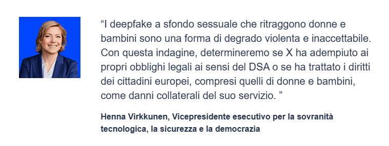 Ue avvia indagine su X per immagini sessuali generate da Grok 16 image 680