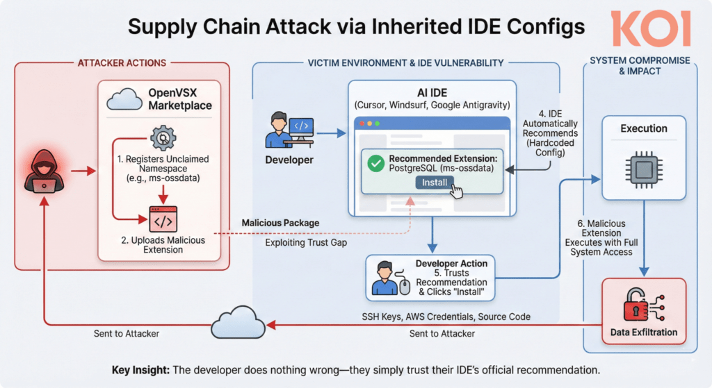 Koi blocca malware negli IDE AI Cursor e Windsurf sfruttando le falle dei namespace OpenVSX 16 image 81