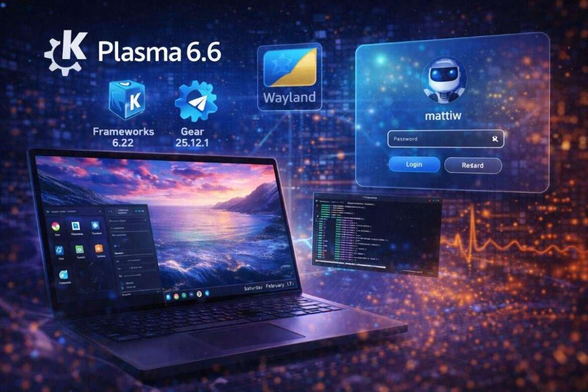 KDE Plasma 6.6: tutte le novità del desktop Linux in arrivo il 17 febbraio