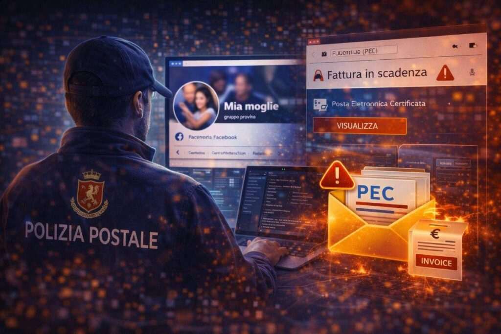 Polizia Postale indaga su gruppo Facebook Mia Moglie e lancia l’allarme sulle truffe via PEC 2 mia mogli polizia postale truffe pec