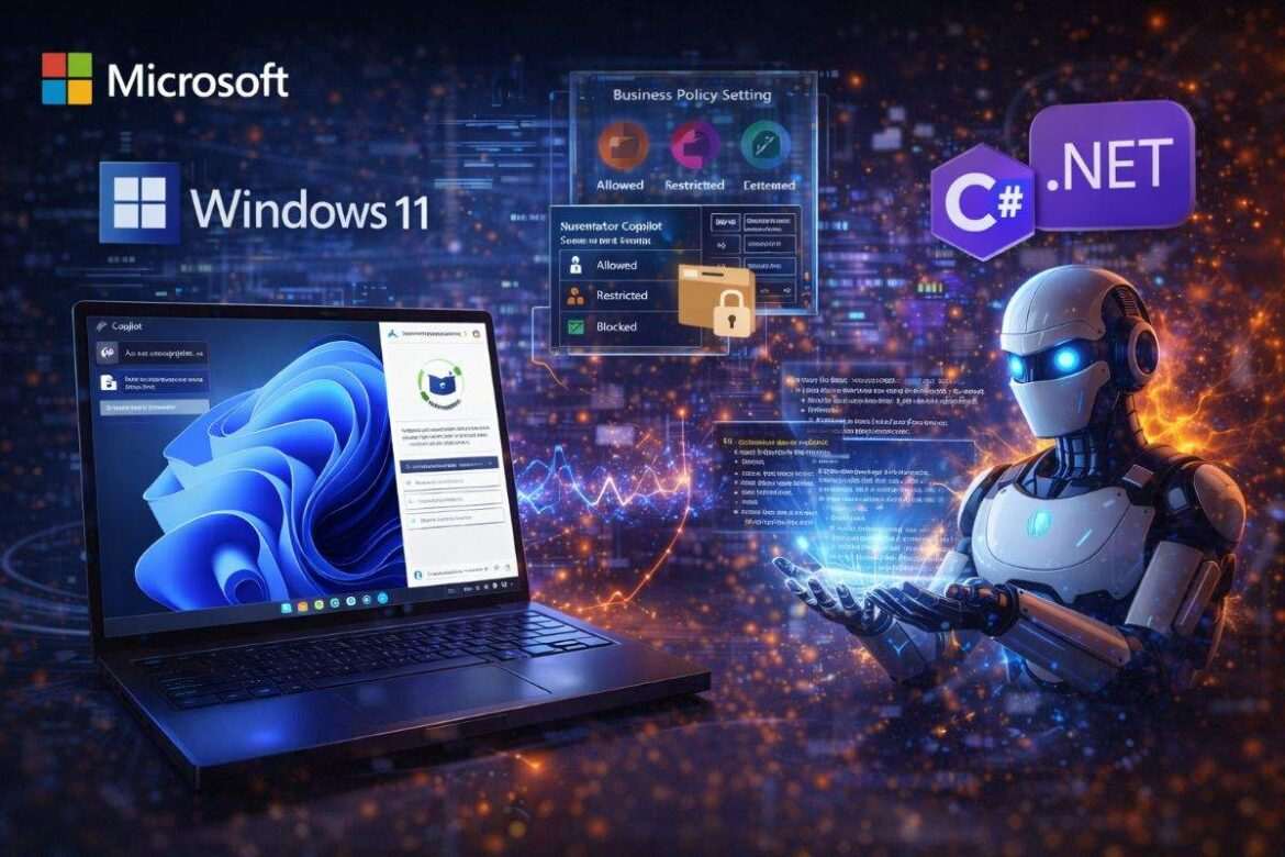 Microsoft AI in Windows 11 e .NET: Copilot, encryption e generative AI