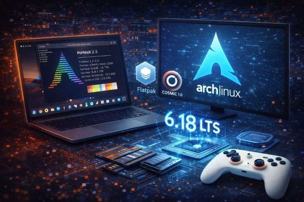 porteux archlinux arch install